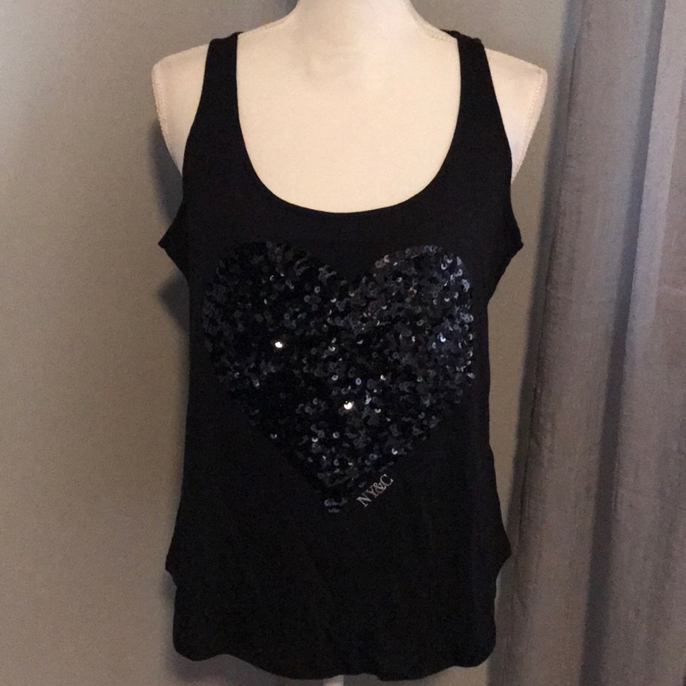 Black tank top